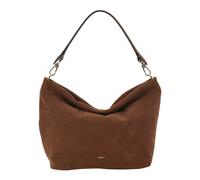 ABRO cross body bag Leather Suede Ebony Big Shoulder Bag Wood brown