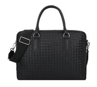 abro Lotus Handbag Leather 39 cm black