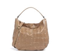 Abro Maxxi Cocco Mia | leather Hobo bag | brown