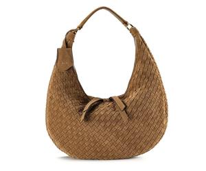 abro Nana Shoulder Bag Leather 37 cm green