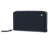 abro Piuma Wallet Leather 19 cm blue