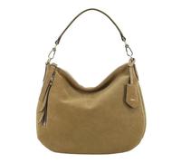 ABRO shoulder bag cross body bag Leather Suede Hobo Juna Bag Mud khaki