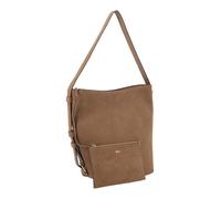 abro shoulder bag Leather Suede Tote Bag COSMO Camel