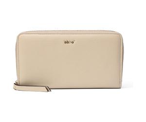 abro Siena Wallet Genuine Leather 19 cm beige
