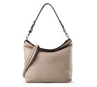 abro Signature Shoulder Bag Genuine Leather 36 cm beige