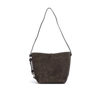 Abro Suede Cosmo | leather Hobo bag | brown