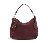 Abro Suede Juna Small Hobo bag, female, red
