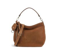 Abro Suede Juna Small | leather Hobo bag | brown