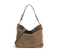 Abro Suede Signature | leather Hobo bag | brown