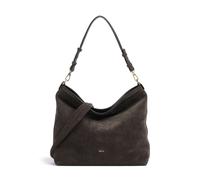 Abro Suede Signature | leather Hobo bag | brown