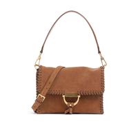 Abro Suede Temi Stitch | leather Shoulder bag | brown