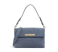 Abro Suede Twist | leather Shoulder bag | blue