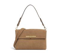 Abro Suede Twist | leather Shoulder bag | brown