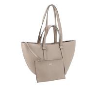 Abro Tekla Shopper Cosmo Siena Leather Shoulder Bag Taupe