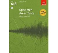 ABRSM Specimen Aural Tests - Grades 4-5 (2011+) Book/2 CDs
