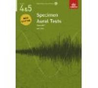 ABRSM Specimen Aural Tests Grades 4 & 5 (From 2011) with CD