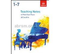 ABRSM Teaching Notes On Piano Exam Pieces: 2013-2014 (Grades 1-7). For piano