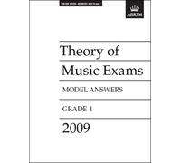 ABRSM Theory Of Music Exams 2009: Model Answers - Grade 1