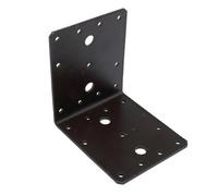 Abru Brown Powder-Coated Steel Angle Bracket (H)105mm (W)90mm (L)105mm