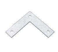 Abru Brown Powder-Coated Steel Angle Bracket (H)12mm (W)75mm (L)75mm