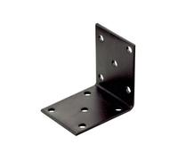 Abru Brown Powder-Coated Steel Mini Angle Bracket (H)40mm (W)50mm (L)50mm
