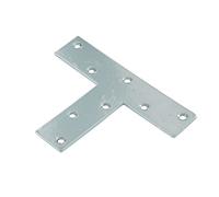 Abru Chrome Effect Steel Shelving Bracket (H)18mm (L)80mm