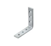 Abru Powder-Coated Steel Heavy Duty Angle Bracket (H)20mm (W)80mm (L)80mm