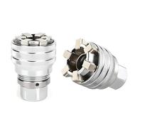 Abruga Upgraded Adjustable Universal Socket Wrench, Professional 3/8" Inch to 3/4" Inch 10mm-19mm Universal Sockets Tools for 3/8" Drive Ratchet Torque Wrench and Power Drill