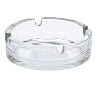 ABRUS® Pack of 1 Ashtray for Cigarettes | Portable Decorative Glass Ashtray Indoor/Outdoor | Round Cigar Cigarette Table Top Ashtrays