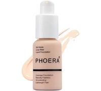 ABRUS® - Phoera Foundation Makeup, Full Coverage Foundation, Soft Matte Oil Control Concealer, Liquid Foundation, Long Lasting 24HR Waterproof and Blendable 30ml (101 Porcelain)