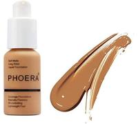 ABRUS® - Phoera Foundation Makeup, Full Coverage, Soft Matte Oil Control Concealer, Liquid Foundation, Long Lasting 24HR Waterproof and Blendable 30ml (105 Sand)
