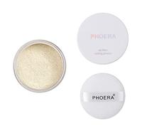 ABRUS - Translucent Makeup Setting Matte Face Powder + Setting Powder Puff, Long Lasting Lightweight Foundation Make Up Fixer (01 Translucent)