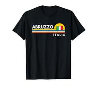 Abruzzo Italia Italy Vintage Retro Souvenirs Flag T-Shirt