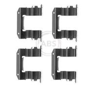 ABS 1182Q Front Brake Pad Fitting Kit Fits Hyundai Kia Mitsubishi Elantra Lantra