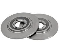 ABS 15010 Rear Brake Discs Pair 250mm Solid Fits Alfa Romeo 75 90 Alfetta Gt Gtv