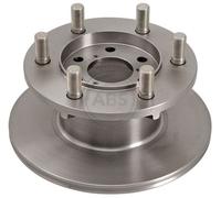 ABS 15032 Front Brake Discs Pair 267mm Solid Fits Alfa Romeo Iveco Ar 8 Daily