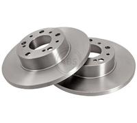 ABS 15046 Front Brake Discs Pair 290mm Solid Fits Auverland Citroën Fiat Peugeot