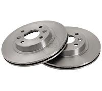 ABS 15114 Front Rear Brake Discs Pair 259mm Vented Fits Alpine Renault 18 25 V6
