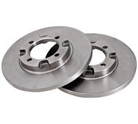 ABS 15508 Front Brake Discs Pair 229mm Solid Fits Mazda 626 8733-33-251