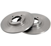 ABS 15531 Front Brake Discs Pair 226mm Solid Fits Toyota 1000 Starlet
