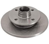 ABS 15552 Front Brake Discs Pair 231mm Solid Fits Mazda 626 8173-33-251