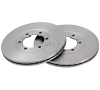 ABS 15562 Front Brake Discs Pair 256mm Vented Fits Kia Mazda B-Serie Besta E