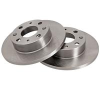 ABS 15567 Front Brake Discs Pair 231mm Solid Fits Honda Civic Prelude Quintet