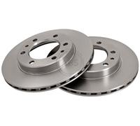 ABS 15654 Front Brake Discs Pair 302mm Vented Fits Toyota VW Hilux Land Cruiser