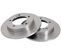 ABS 15657 Front Brake Discs Pair 290mm Solid Fits Santana Suzuki Samurai Sj410