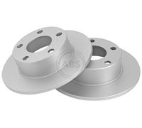 ABS 15712 Rear Brake Discs Pair 245mm Solid Fits Audi 100 200 Quattro 437615601