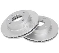 ABS 15728 Front Brake Discs Pair 239mm Vented Fits Ford Panther Tvr Chimaera