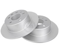 ABS 15736 Rear Brake Discs Pair 279mm Solid Fits Mercedes 8 123 Heckflosse Sl