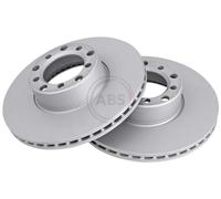 ABS 15739 Front Brake Discs Pair 278mm Vented Fits Mercedes 8 S-Class Sl