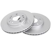 ABS 15789 Front Brake Discs Pair 284mm Vented Fits Mercedes 124 190 E-Class Sl